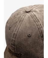 Infinity czapka z daszkiem bawełniana brązowa