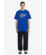 Varsity t-shirt męski kobaltowy