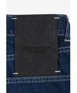 Dart Pants Work spodnie jeansy damskie granatowe