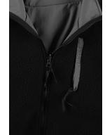 Sherpa dwustronna kurtka szaro-czarna