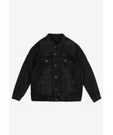 Civil kurtka jeansowa męska czarna