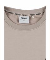 Subtle Logo bluza męska bawełniana beżowa