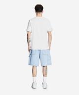 Baggy Zaxx jeansy krótkie męskie jasnoniebieskie