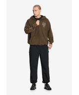 Athletic bluza z kapturem brązowa