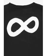 Infinity t-shirt męski z krótkim rękawem czarny