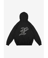 Gothic P bluza z kapturem męska czarna