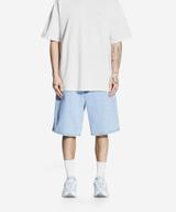 Shizzo jeansy krótkie męskie baggy jasnoniebieskie