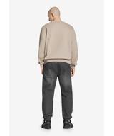 Subtle Logo bluza męska bawełniana beżowa