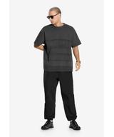 ST t-shirt bawełniany grafitowy