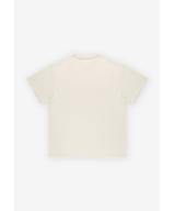 Scriber Washed t-shirt bawełniany beżowy