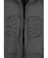 Zip99 bluza rozpinana z kapturem męska grafitowa