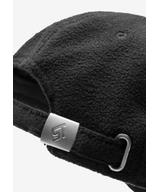 Fleece czapka z daszkiem czarna