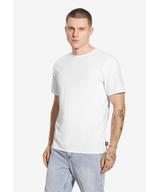 Slim t-shirt męski bawełniany biały