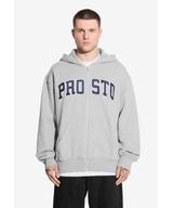 Axel bluza rozpinana z kapturem męska szara