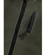 Sherpa dwustronna kurtka oliwkowo-zielona