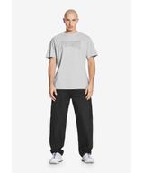 Collage t-shirt męski bawełniany szary