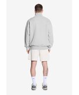 Half Zip Essential bluza męska szara