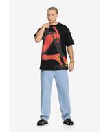 NSFW t-shirt bawełniany czarny