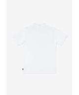 Shield t-shirt bawełniany slim biały