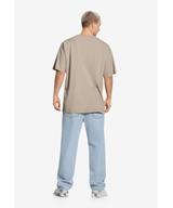 Graffiti t-shirt bawełniany beżowy