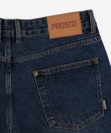 Tras jeansy męskie tapered niebieskie