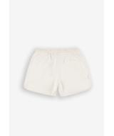 Waffle szorty męskie kremowe