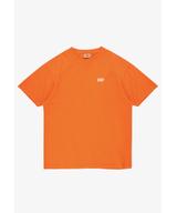 Infinity D t-shirt oversize męski bawełniany pomarańczowy