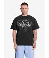 Scriber Washed t-shirt bawełniany czarny