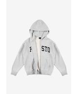 Axel bluza rozpinana z kapturem męska szara