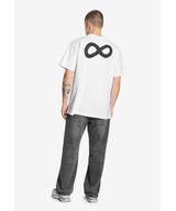 Infinity t-shirt męski z krótkim rękawem biały