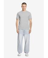 Slim t-shirt męski bawełniany szary