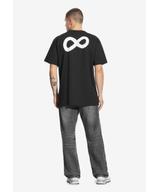 Infinity t-shirt męski z krótkim rękawem czarny