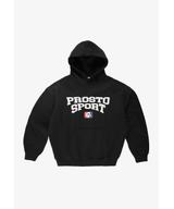 Lounge bluza z kapturem oversize bawełniana męska czarna