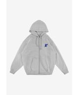 Gothic P bluza z kapturem męska szara