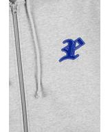 Gothic P bluza z kapturem męska szara