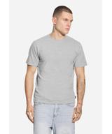 Slim t-shirt męski bawełniany szary