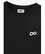 Infinity t-shirt męski z krótkim rękawem czarny