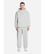 Box bluza z kapturem męska szara