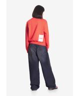 Bomb bluza bez kaptura damska czerwona