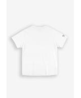 Football t-shirt męski bawełniany biały