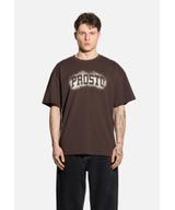 Jung t-shirt męski ciemnobrązowy