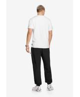 Shield t-shirt bawełniany slim biały