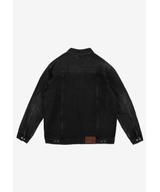 Civil kurtka jeansowa męska czarna