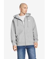 Logo bluza z kapturem męska szara