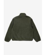 Sherpa dwustronna kurtka oliwkowo-zielona