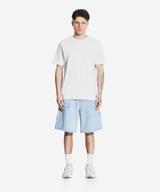 Baggy Zaxx jeansy krótkie męskie jasnoniebieskie