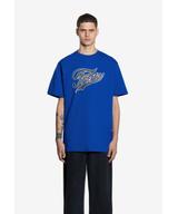 Varsity t-shirt męski kobaltowy