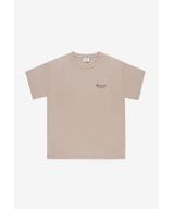 Team t-shirt bawełniany beżowy