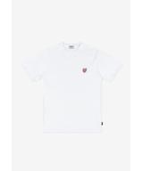 Shield t-shirt bawełniany slim biały