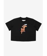 Miss t-shirt bawełniany czarny